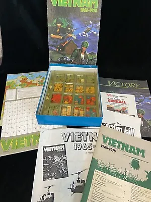 Victory Games Vietnam 1965 1975 War Game 1984 • $40