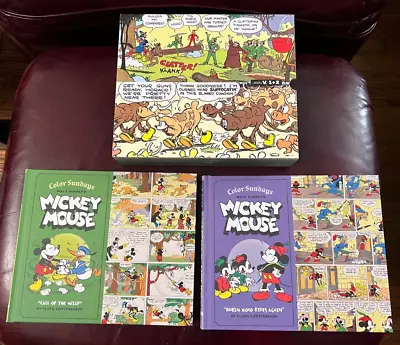 Walt Disney's Mickey Mouse Color Sundays Gift Box Set Call & Robinhood Brand New • $1