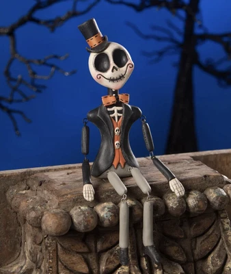 $74.95 • Buy New LeeAnn Kress Bethany Lowe Vincent Skullgrave Skelleton Halloween Doll Figure