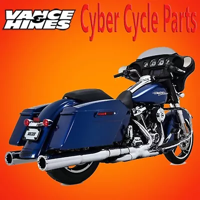 VANCE & HINES Power Duals PCX™ Header System CHROME 17-23 Harley Touring 16371 • $999.99