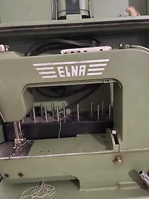Vintage Elna Supermatic 722010 Sewing Machine With Case Switzerland & Manual • $175