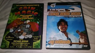 Coin Magic 2 Dvd Lot Michael Ammar Jay Noblezada Intro • $39.98