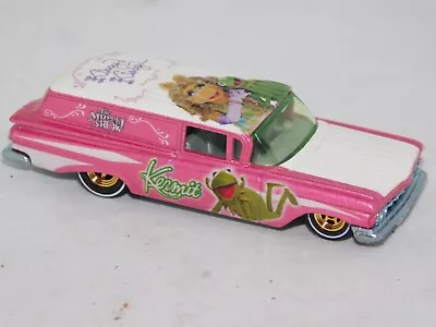 HOT WHEELS 59 Chevy Delivery Muppets Miss Piggy Pink All Metal Real Riders • $9.99