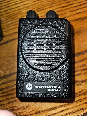 Motorola Minitor (5) V Pager EMS Fire  151-158.9975MHz 2 CH NSV Used. • $85