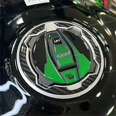 Stickers 3D Guards Fuel Cap Compatible Kawasaki Ninja 1000 SX 20-23 • £17.99