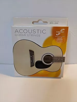 $17 • Buy Acoustic Guitar Strings First Act Adam Levine Designer Series .012-.053