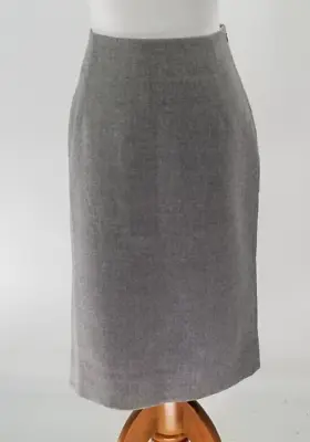 J CREW Size 6 Wool Pencil Skirt Sample Gray NEW • $45.99