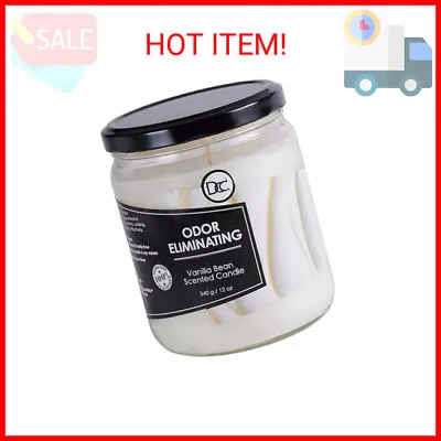 Vanilla Bean Odor Eliminating Highly Fragranced Candle - Eliminates 95% Of Pet  • $20.21