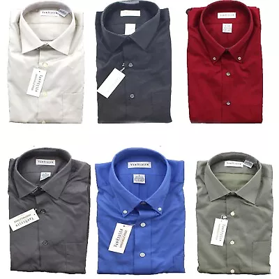 Van Heusen Dress Shirt Men's Wrinkle Free Long Sleeve Stretch • $14.99