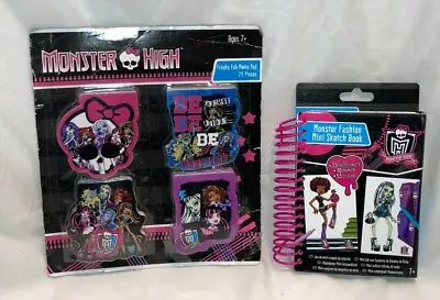 New Monster High Freaky Fab Memo Pad / Fashion Mini Sketch Book  • $7.99