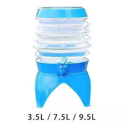 Collapsible Water Container Camping Portable Outdoor Water Bucket Water Storage • £11.06