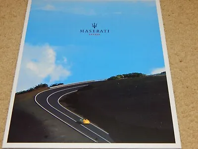 Rare Maserati 4200 Spyder Giallo Factory Sales Brochure VERY Hard To Find NEW • $10