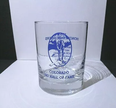 Colorado Ski Hall Of Fame Glass 1993 Honored Members Hart Axley Mike Elliott... • $24.99