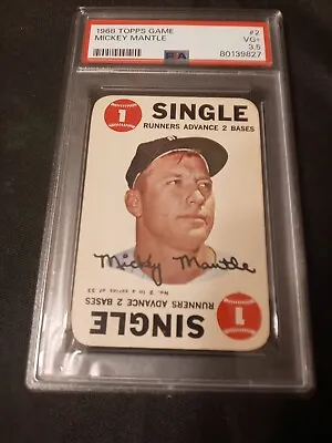 1968 Topps Game Mickey Mantle #2 Psa 3.5 • $69.99