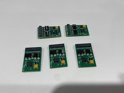 5x 36-557 Bachmann Branchline 21-pin 4-function DCC Decoders With EMF Back • £26