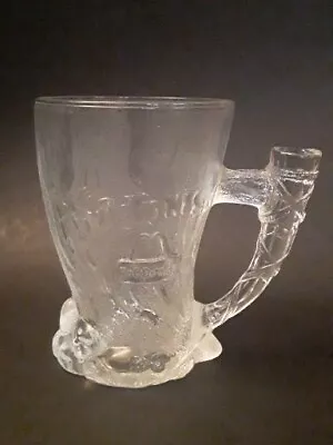 Vintage McDonald's 1993 The Flintstones Frosted Glass Mammoth Mug 8 Oz • $6.50