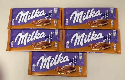 5 Units Of MILKA CARAMEL Milk Chocolate 100g - EXP 05/2024 • $15.99