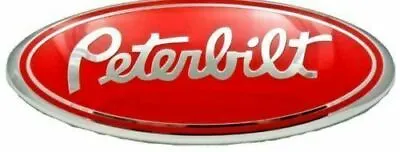 PETERBILT 2005-2014 Ford F150 250 350 GRILLE TAILGATE 9'' Oval Emblem Badge Red • $14.99