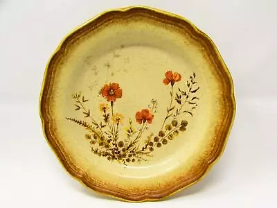 Jardiniere By Mikasa Salad Plate Whole Wheat Peach Flowers B358 • $4.89