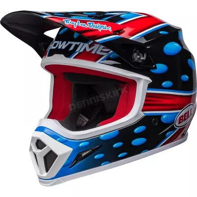 Bell Helmets Black/Blue/Red/White MX-9 Mips McGrath Showtime 23 Helmet - 7148488 • $199.95