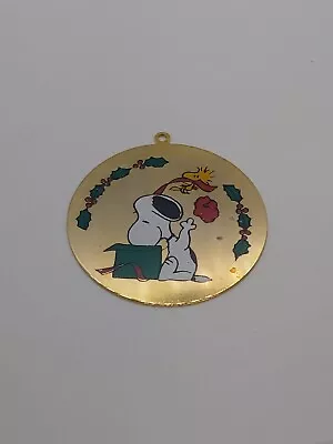 Vintage Snoopy ©1958 United Features Syndicate Goldtoned 2.5  Metal Ornaments • $12.99