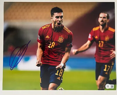 £144.19 • Buy Ferran Torres Signed Spain 11x14 Photo Bas Beckett