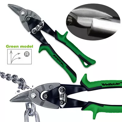 Aviation Tin Snips Sheet Metal Right Cut Heavy Duty Shear Scissors Winholder • $10.49