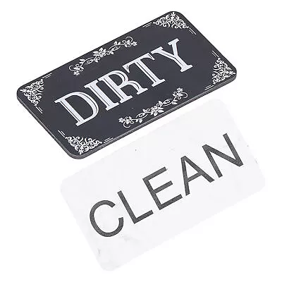 Dishwasher Magnet Double Sided Clean Dirty Word Magnet Waterproof Anti • $10.84