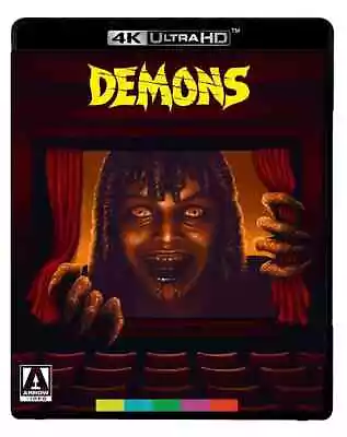 DEMONS Dual Format 4k Ultra-HD+BD [Blu-ray] (Dario Argento 80s Horror Film) • £15.99