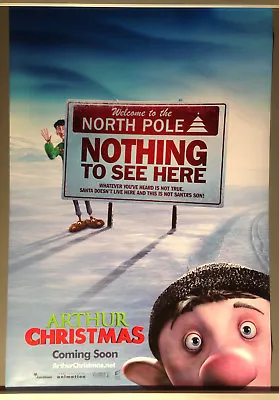 Cinema Poster: ARTHUR CHRISTMAS 2011 (Sign One Sheet) James McAvoy Jim Broadbent • £9.95