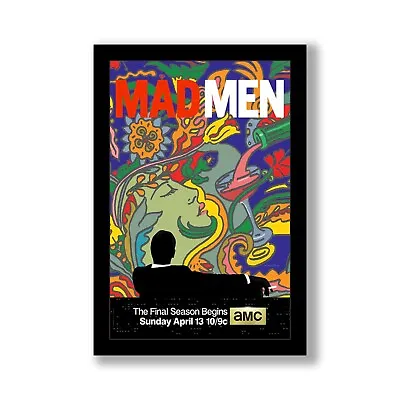 MAD MEN - 11x17 Framed Movie Poster By Wallspace • $55