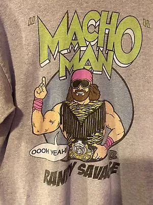 Macho Man Randy Savage T-Shirt (XL) Authentic WWE WWF WCW NWo Legend • $9.99