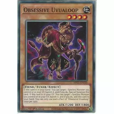 £0.99 • Buy MP21-EN010 Obsessive Uvualoop | 1st Edition | Common YuGiOh Trading Card Game
