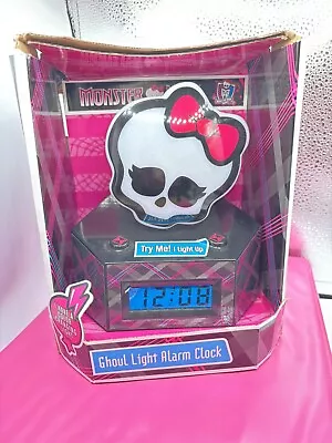 Monster High Skullette Ghoul Light Digital Alarm Clock Color Changing LCD New • $29.49