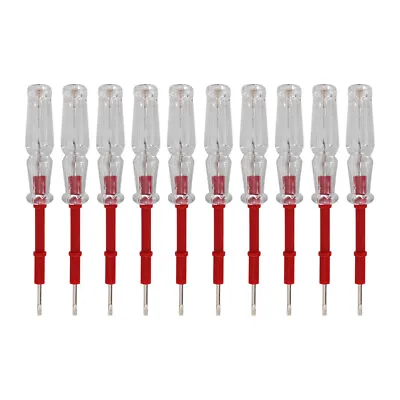 1-10PCS AC 100V-500V LED Electric Test Tester Pen Screwdriver Voltage Detector • $2.98