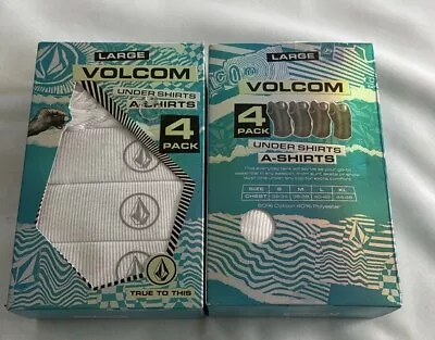 Volcom Tank Top Mens Large White 8 Pack • $39