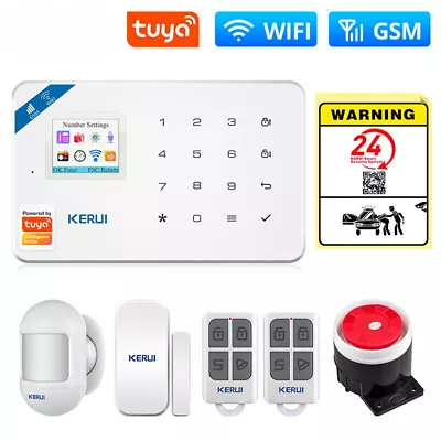 Security Alarm System Burglar Motion Detector Smoke Door Window Sensor IP Camera • $84.05