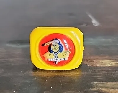 1950's Nabisco Geronimo Native Plastic Yellow Vintage Toys Kids Scout Ring • $22