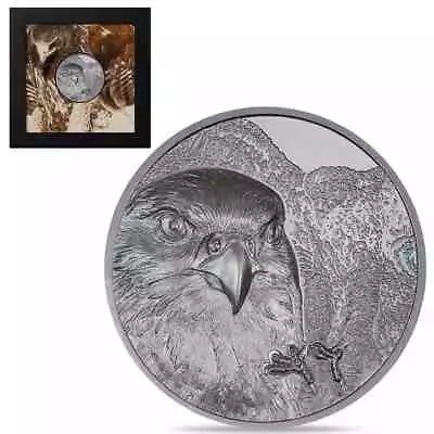 2023 Mongolia 2 Oz Silver Falcon Coin .999 Fine • $149.99