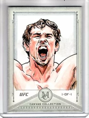 2019 Topps UFC Museum Collection OLIVIER AUBIN-MERCIER 1/1 SKETCH Ted Dastick Jr • $189.99