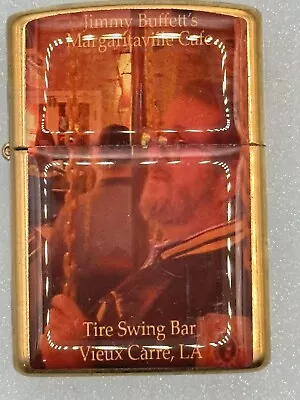 Vintage 2005 Jimmy Buffett’s Tire Swing Bar LA Brass Armor Zippo Lighter NEW • $58.95