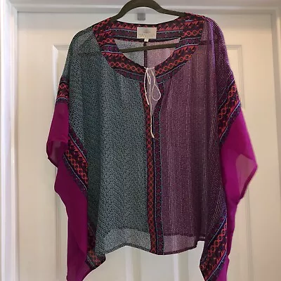 Madison Marcus Sz LG Kimono/Poncho  Semi Sheer Multicolor  NWOT Exquisite • $19.99