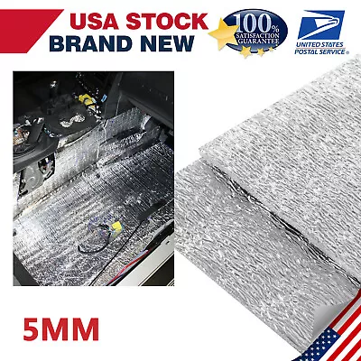 21.5Sqft Sound Deadener Car Trunk Lid Heat Shield Insulation Noise Reduce Mat • $17.49