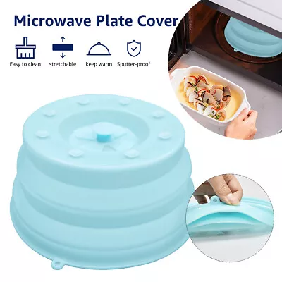 Microwave Anti Splatter Cover Splatter Cover Plate Guard Lid Kitchen Tool Gadget • $13.99