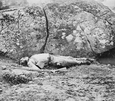 Battle Of Gettysburg Dead Confederate Soldier Slaughter Pen Civil War 8x10 PHOT • $7.98