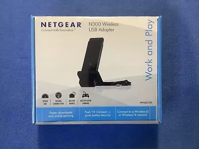 NETGEAR N300 WNA3100 300M USB Wireless N WiFi Adapter Card Brand New Sealed • $39.95