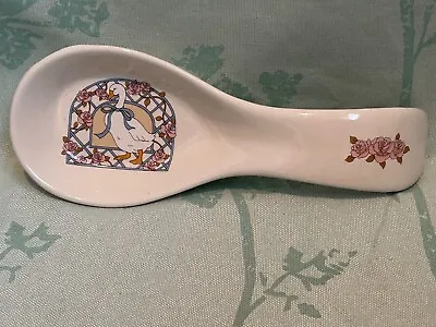 Vintage Hand Painted Goose Ceramic Spoon Rest • $14.95