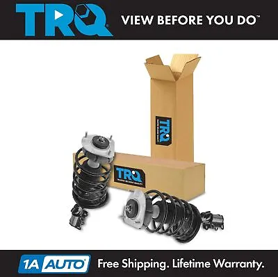 TRQ Front Complete Shock Strut Spring Assembly LH RH Pair For S60 V70 S80 • $219.95