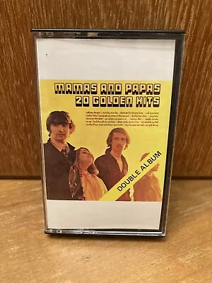 Vintage 1973 The Mamas And Papas 20 Golden Hits Double Album Cassette Audio Tape • $4