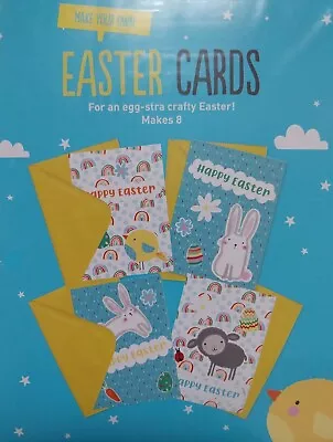 Make Your Own Easter Cards 2 Designs 8 Cards & Cut Out Decorations • £3.50